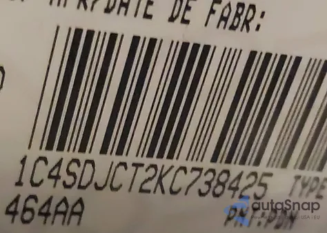 2019 Dodge Durango R/T from USA, damaged, VIN 1C4SDJCT2KC738425